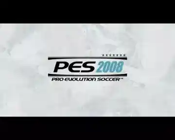 Pro Evolution Soccer 2008 (USA) screen shot title